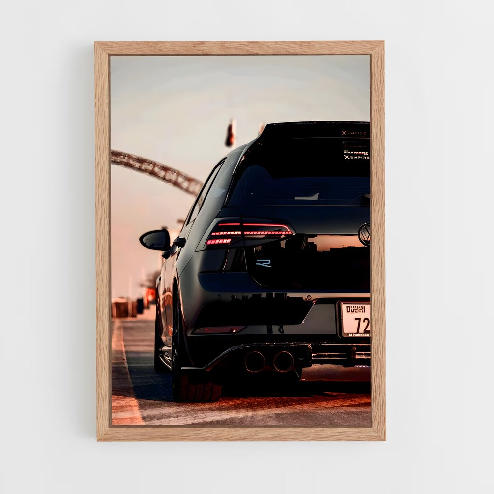 Poster Golf Élégance – affiche Volkswagen (vue 4)